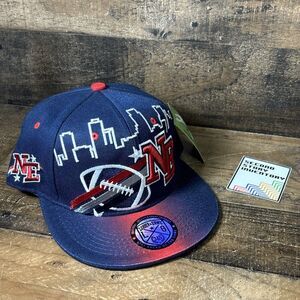 New England Leader Of The Game Skyline Patriots Blue Red Era Snapback Hat Cap